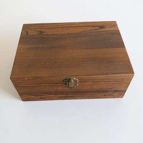 木盒 定做厂家直销复古茶叶木盒长方形松木盒加工定制木包装木盒