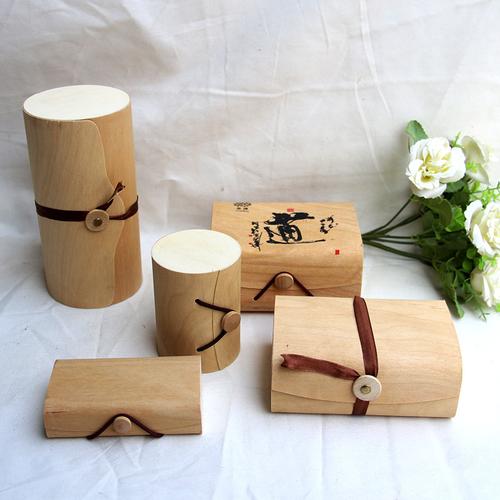 厂家木树皮盒茶叶树皮盒树皮包装盒加工定做茶叶盒通
